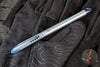 Microtech Tac-P Mini- Titanium- Ice Blue Anodized 112M-MS3
