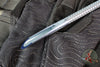 Microtech Tac-P Mini- Titanium- Ice Blue Anodized 112M-MS3