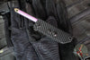 Microtech Tac-P Mini- Titanium- Royal Purple Anodized- Bronze Finished Titanium Glassbreaker 112M-MS6