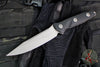 Microtech Socom Alpha- Single Edge- Black Handle- Apocalyptic Plain Edge Blade 113-10 AP