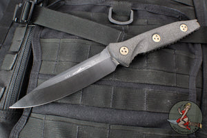 Microtech Socom Alpha Fixed Blade- Single Edge- Carbon Fiber Handle- Black DLC Blade 113-1 DLCCFS SERIAL NUMBER 06