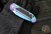 Microtech LUDT OTS Knife- Single Edge- Aurora Finished Handle- Aurora Finished Plain Edge Blade 1135-1 LPAUS
