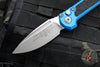 Microtech 2024 LUDT OTS Knife- Blue Handle- Apocalyptic Plain Edge Blade 1135-10 APBL