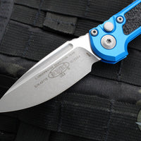 Microtech 2024 LUDT OTS Knife- Blue Handle- Apocalyptic Plain Edge Blade 1135-10 APBL