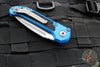 Microtech 2024 LUDT OTS Knife- Blue Handle- Apocalyptic Plain Edge Blade 1135-10 APBL