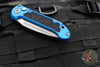 Microtech 2024 LUDT OTS Knife- Blue Handle- Apocalyptic Plain Edge Blade 1135-10 APBL