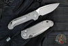 Marfione Select LUDT OTS Knife- Apocalyptic Finished Titanium Handle- Apocalyptic Plain Edge Blade 1135-10 APMS1