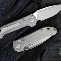 Marfione Select LUDT OTS Knife- Apocalyptic Finished Titanium Handle- Apocalyptic Plain Edge Blade 1135-10 APMS1