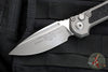 Microtech 2024 LUDT OTS Knife- Natural Clear Finished Handle- Apocalyptic Plain Edge Blade 1135-10 APNC