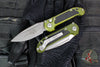 Microtech LUDT OTS Knife- OD Green Finished Handle- Apocalyptic Plain Edge Blade 1135-10 APOD