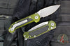 Microtech LUDT OTS Knife- OD Green Finished Handle- Apocalyptic Plain Edge Blade 1135-10 APOD