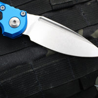 Microtech 2024 LUDT OTS Knife- Blue Handle- Stonewash Blade 1135-10 BL