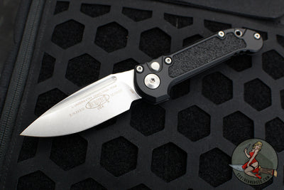 Microtech 2024 LUDT OTS Knife- Black Handle- Stonewash Blade 1135-10