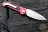 Microtech LUDT OTS Knife- Merlot Red Handle- Stonewash Blade 1135-10 MR