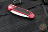 Microtech LUDT OTS Knife- Merlot Red Handle- Stonewash Blade 1135-10 MR