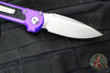 Microtech LUDT OTS Knife- Purple Handle- Stonewash Blade 1135-10 PU