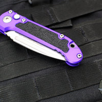 Microtech LUDT OTS Knife- Purple Handle- Stonewash Blade 1135-10 PU