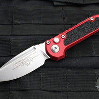 Microtech 2024 LUDT OTS Knife- Red Handle- Stonewash Blade 1135-10 RD