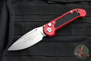 Microtech 2024 LUDT OTS Knife- Red Handle- Stonewash Blade 1135-10 RD