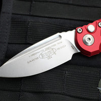 Microtech 2024 LUDT OTS Knife- Red Handle- Stonewash Blade 1135-10 RD