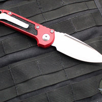 Microtech 2024 LUDT OTS Knife- Red Handle- Stonewash Blade 1135-10 RD