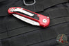 Microtech 2024 LUDT OTS Knife- Red Handle- Stonewash Blade 1135-10 RD