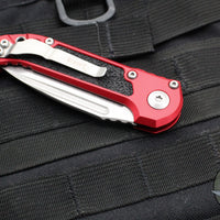 Microtech 2024 LUDT OTS Knife- Red Handle- Stonewash Blade 1135-10 RD