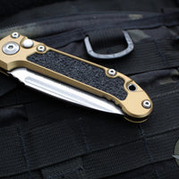 Microtech 2024 LUDT OTS Knife- Tan Handle- Stonewash Blade 1135-10 TA