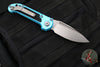 Microtech 2024 LUDT OTS Knife- Turquoise Handle- Stonewash Blade 1135-10 TQ