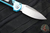 Microtech 2024 LUDT OTS Knife- Turquoise Handle- Stonewash Blade 1135-10 TQ