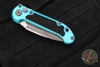 Microtech 2024 LUDT OTS Knife- Turquoise Handle- Apocalyptic Part Serrated Blade 1135-11 APTQ