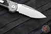 Microtech 2024 LUDT OTS Knife-Natural Clear Finished Handle- Stonewash Part Serrated Blade 1135-11 NC