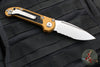 Microtech 2024 LUDT OTS Knife-Tan Finished Handle- Stonewash Part Serrated Blade 1135-11 TA