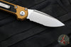 Microtech 2024 LUDT OTS Knife-Tan Finished Handle- Stonewash Part Serrated Blade 1135-11 TA