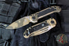 Microtech LUDT OTS Knife- Single Edge- Badlands Camo Finished Handle And Plain Edge Blade 1135-1 BNCS-Z4
