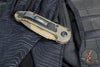 Microtech LUDT OTS Knife- Single Edge- Topographic Badlands Finished Handle And Plain Edge Blade 1135-1 TPBNCS-Z4