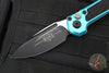 Microtech 2024 LUDT OTS Knife- Turquoise Finished Handle- Black Plain Edge Blade 1135-1 TQ