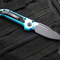 Microtech 2024 LUDT OTS Knife- Turquoise Finished Handle- Black Plain Edge Blade 1135-1 TQ