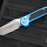 Microtech 2024 LUDT OTS Knife- Tanto Edge- Blue Handle- Apocalyptic Blade 1136-10 APBL