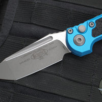 Microtech 2024 LUDT OTS Knife- Tanto Edge- Blue Handle- Apocalyptic Blade 1136-10 APBL