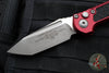 Microtech LUDT OTS Knife- Tanto Edge- Merlot Red Handle- Apocalyptic Blade 1136-10 APMR