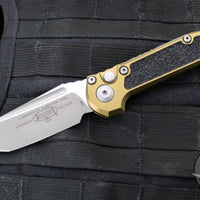 Microtech LUDT OTS Knife- GEN III- Tanto Edge- OD Green Handle- Apocalyptic Blade 1136-10 APOD