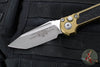 Microtech LUDT OTS Knife- GEN III- Tanto Edge- OD Green Handle- Apocalyptic Blade 1136-10 APOD