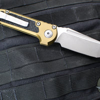 Microtech LUDT OTS Knife- GEN III- Tanto Edge- OD Green Handle- Apocalyptic Blade 1136-10 APOD