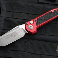 Microtech 2024 LUDT OTS Knife- Tanto Edge- Red Handle- Apocalyptic Blade 1136-10 APRD