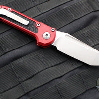 Microtech 2024 LUDT OTS Knife- Tanto Edge- Red Handle- Apocalyptic Blade 1136-10 APRD