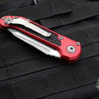 Microtech 2024 LUDT OTS Knife- Tanto Edge- Red Handle- Apocalyptic Blade 1136-10 APRD