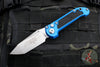 Microtech 2024 LUDT OTS Knife- Blue Handle- Stonewash Blade 1136-10 BL