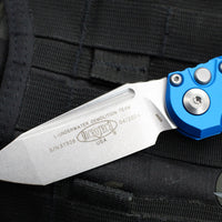 Microtech 2024 LUDT OTS Knife- Blue Handle- Stonewash Blade 1136-10 BL