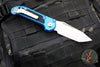 Microtech 2024 LUDT OTS Knife- Blue Handle- Stonewash Blade 1136-10 BL